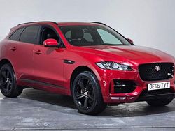 Red Used 2017 Jaguar F-Pace R-Sport SUV | £14,000 (Fair price)
