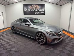 Grey Used 2019 Mercedes C300 AMG line Coupe | £16,995 (Fair price)