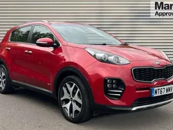 Red Used 2017 Kia Sportage GT-Line SUV | £12,990 (Fair price)
