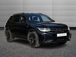 Deep black Used 2024 VW Tiguan Allspace R-line SUV | £38,748 (Expensive)