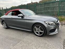 Grey Used 2018 Mercedes C220 AMG Line Premium Plus Cabriolet | £16,995 (Fair price)