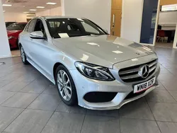 Silver Used 2018 Mercedes C220 AMG line Sedan | £13,500 (Good price)