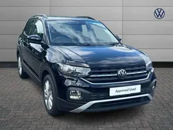 Black Used 2022 VW T-Cross SE SUV | £14,792 (Fair price)