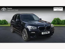 Black Used 2019 BMW X3 M Sport SUV | £24,995 (Fair price)