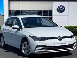 White Used 2021 VW Golf VIII Life Hatchback | £15,390 (Good price)