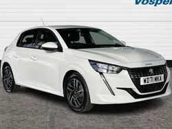 White Used 2022 Peugeot 208 Allure Premium Hatchback | £13,490 (Fair price)