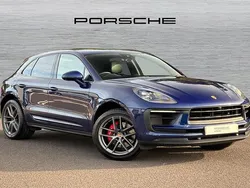 Gentian blue Used 2022 Porsche Macan S SUV | £51,899 (Good price)