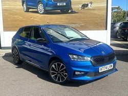 Race blue metallic Used 2025 Skoda Fabia Monte Carlo Hatchback | £21,500 (A bit pricey)