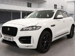 White Used 2017 Jaguar F-Pace R-Sport SUV | £12,995 (Fair price)