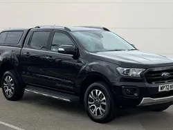 Black Used 2022 Ford Ranger Wildtrack Pickup | £22,245 (Good price)