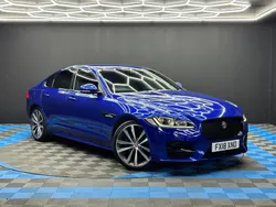 Blue Used 2018 Jaguar XF R-Sport Sedan | £10,990 (Fair price)