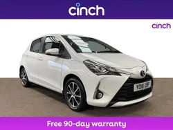 White Used 2018 Toyota Yaris Hatchback | £10,299 (Fair price)