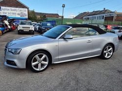 Silver Used 2013 Audi A5 Cabriolet S-Line Cabriolet | £6,495 (Good price)
