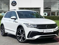 White Used 2021 VW Tiguan R-line SUV | £22,490 (Good price)