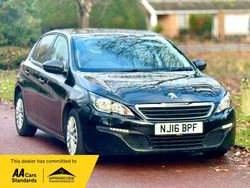 Black Used 2016 Peugeot 308 Access Hatchback | £3,995 (Good price)