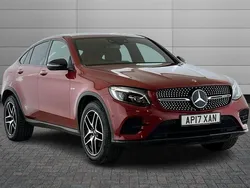 Hyacinth red Used 2017 Mercedes GLC43 AMG Premium Plus Coupe | £26,850 (Good price)