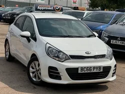 White Used 2017 Kia Rio Hatchback | £4,975 (Expensive)
