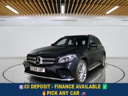 Black Used 2018 Mercedes GLC220 AMG line SUV | £17,549 (Fair price)