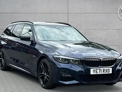 Blue Used 2021 BMW 330e M Sport Estate | £28,743 (Expensive)