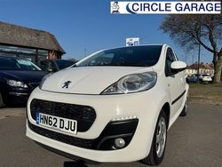 White Used 2012 Peugeot 107 Allure Hatchback | £3,995 (Expensive)