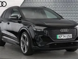 Black Used 2024 Audi Q4 e-tron Black Edition SUV | £35,290 (Good price)