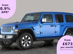 Blue Used 2022 Jeep Wrangler Sahara SUV | £42,407 (Fair price)