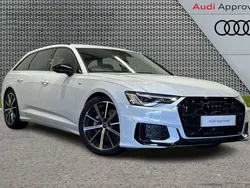 White Used 2025 Audi A6 Black Edition Estate | £39,800 (A bit pricey)