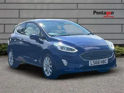 Blue Used 2018 Ford Fiesta Titanium Hatchback | £9,995 (Fair price)