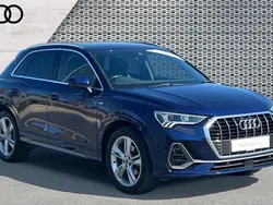 Blue Used 2022 Audi Q3 S-Line SUV | £27,265 (Good price)