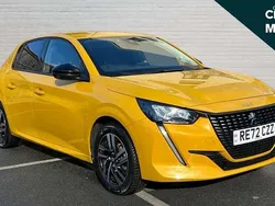 Yellow Used 2022 Peugeot 208 Allure+ Hatchback | £14,724 (Fair price)