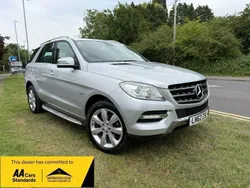 Silver Used 2012 Mercedes ML250 Edition SUV | £8,995 (Fair price)