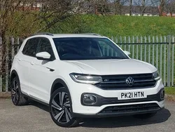 White Used 2021 VW T-Cross R-line SUV | £18,498 (Fair price)