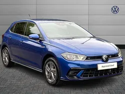 Blue Used 2024 VW Polo R-line Hatchback | £21,419 (Fair price)