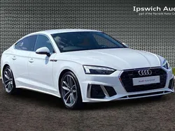 White Used 2022 Audi A5 Sportback S-Line Hatchback | £27,249 (Fair price)