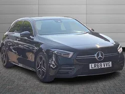 Cosmos black Used 2019 Mercedes A35 AMG Premium Plus Hatchback | £27,990 (Fair price)