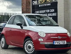 White/red Used 2012 Fiat 500 Pop Hatchback | £3,495 (Super price)