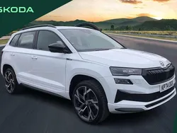 White Used 2024 Skoda Karoq SportLine SUV | £28,890 (Fair price)