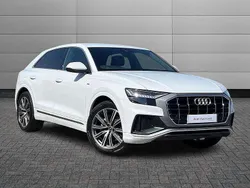White Used 2022 Audi Q8 S-Line SUV | £45,491 (Good price)