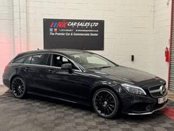 Black Used 2015 Mercedes CLS350 Shooting Brake AMG line Estate | £11,995