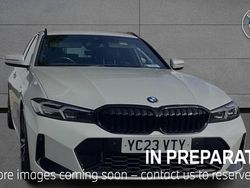 Mineral white metallic Used 2023 BMW 320 M Sport Estate | £28,785 (Fair price)