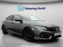 Grey Used 2021 Honda Civic Sport Hatchback | £18,200 (Fair price)