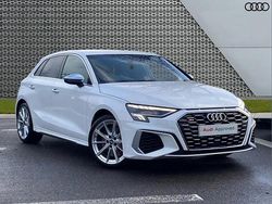White Used 2021 Audi S3 Sportback Comfort Hatchback | £29,995 (Fair price)