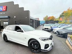 White Used 2021 BMW 330e M Sport Estate | £21,991 (Fair price)