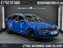 Blue Used 2014 Skoda Octavia vRS Estate | £11,995 (A bit pricey)