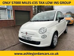 White Used 2013 Fiat 500 Pop Hatchback | £4,499 (Fair price)