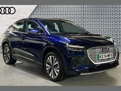 Blue Used 2024 Audi Q4 Sportback e-tron Sport SUV | £31,434 (Super price)