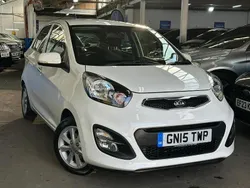 White Used 2015 Kia Picanto 2 Hatchback | £8,295 (Fair price)