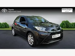 Black Used 2024 Toyota Aygo PURE Hatchback | £15,455 (Fair price)