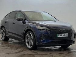 Blue Used 2025 Audi Q4 Sportback e-tron Black Edition SUV | £36,450 (Super price)