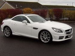 White Used 2013 Mercedes SLK250 AMG Cabriolet | £7,990 (Fair price)